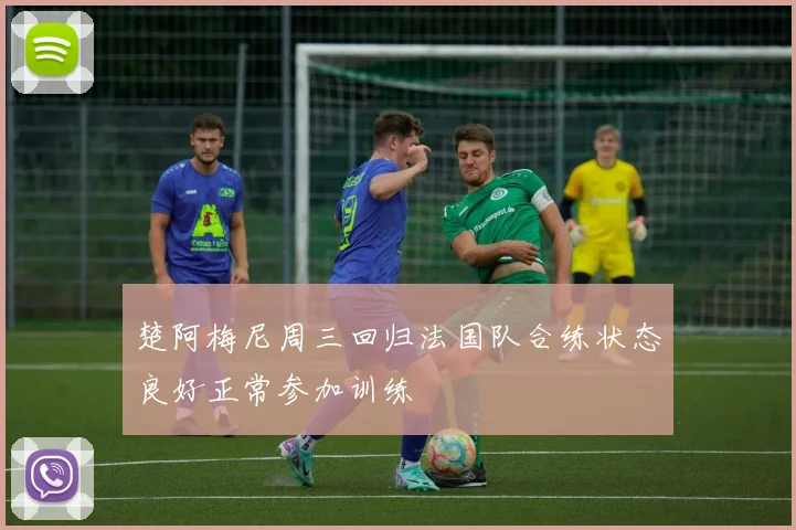楚阿梅尼周三回归法国队合练状态良好正常参加训练